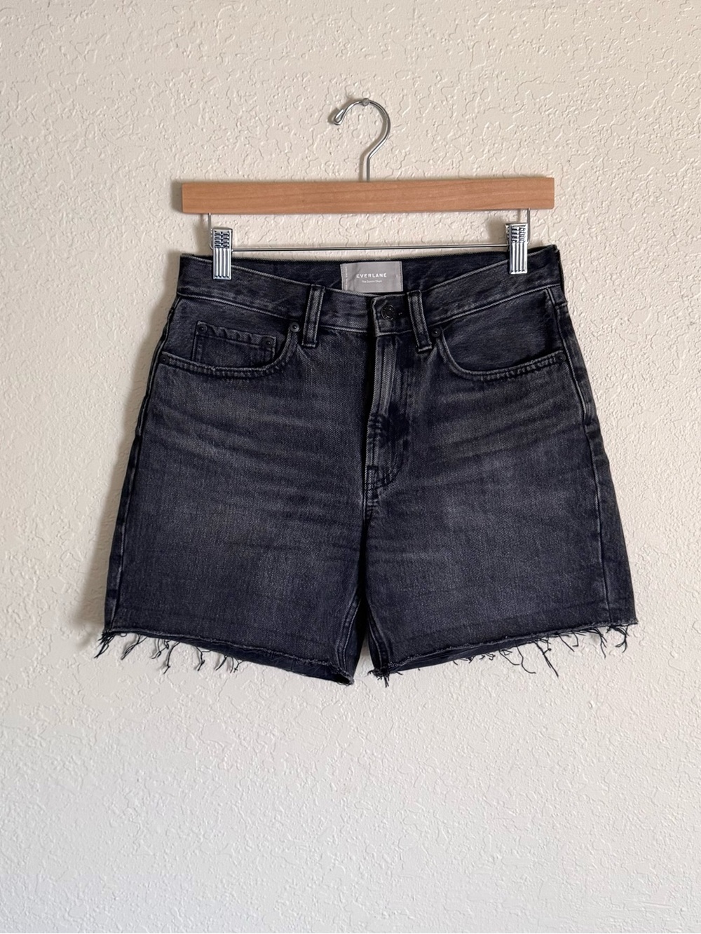 Everlane Washed Black The Denim Shorts